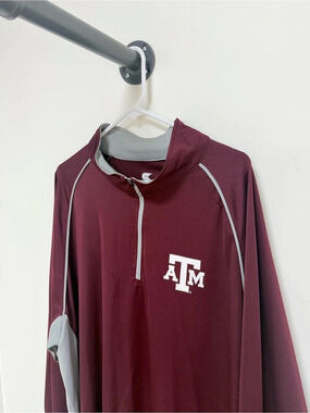 Texas A&M Aggies Colosseum Maroon Quarter Zip Pullover 3XL